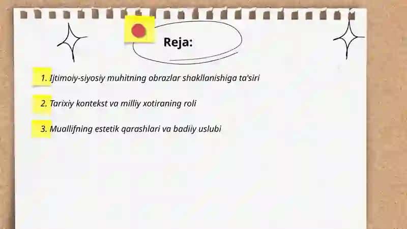 Obrazlar shakllanishiga ta sir etuvchi omillar 2