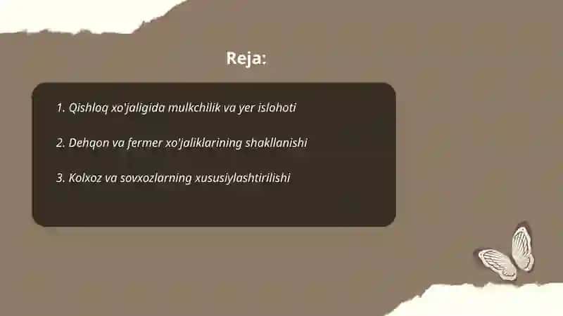 Mustaqilik yillarida qishloq xo'jaligi va sanoat sohasidagi o'zgarishlar 2