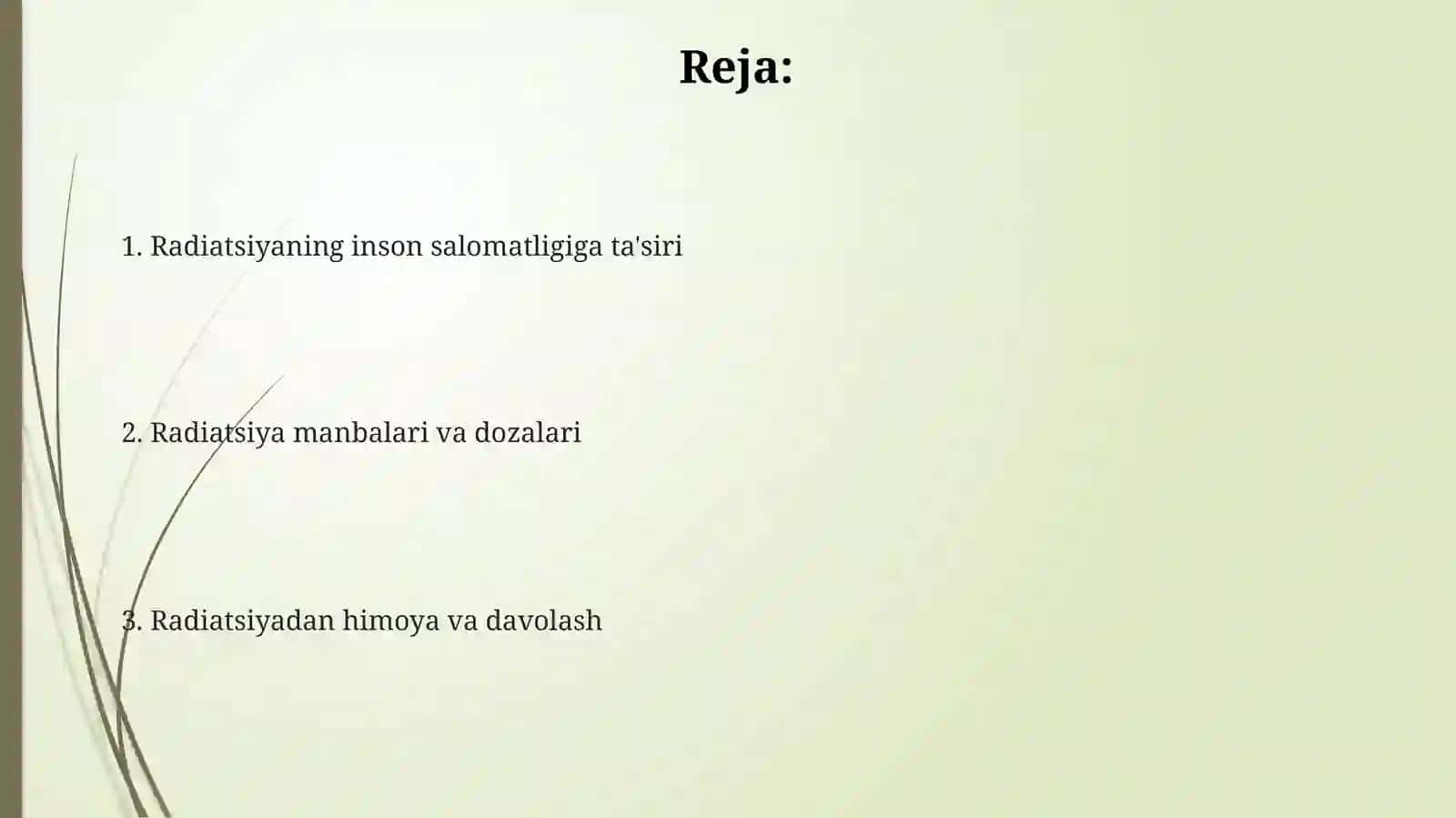 Radiatsiyaning inson salomatligiga ta'siri 2
