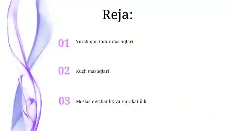 Organizmni chiniqtirish usullari 2