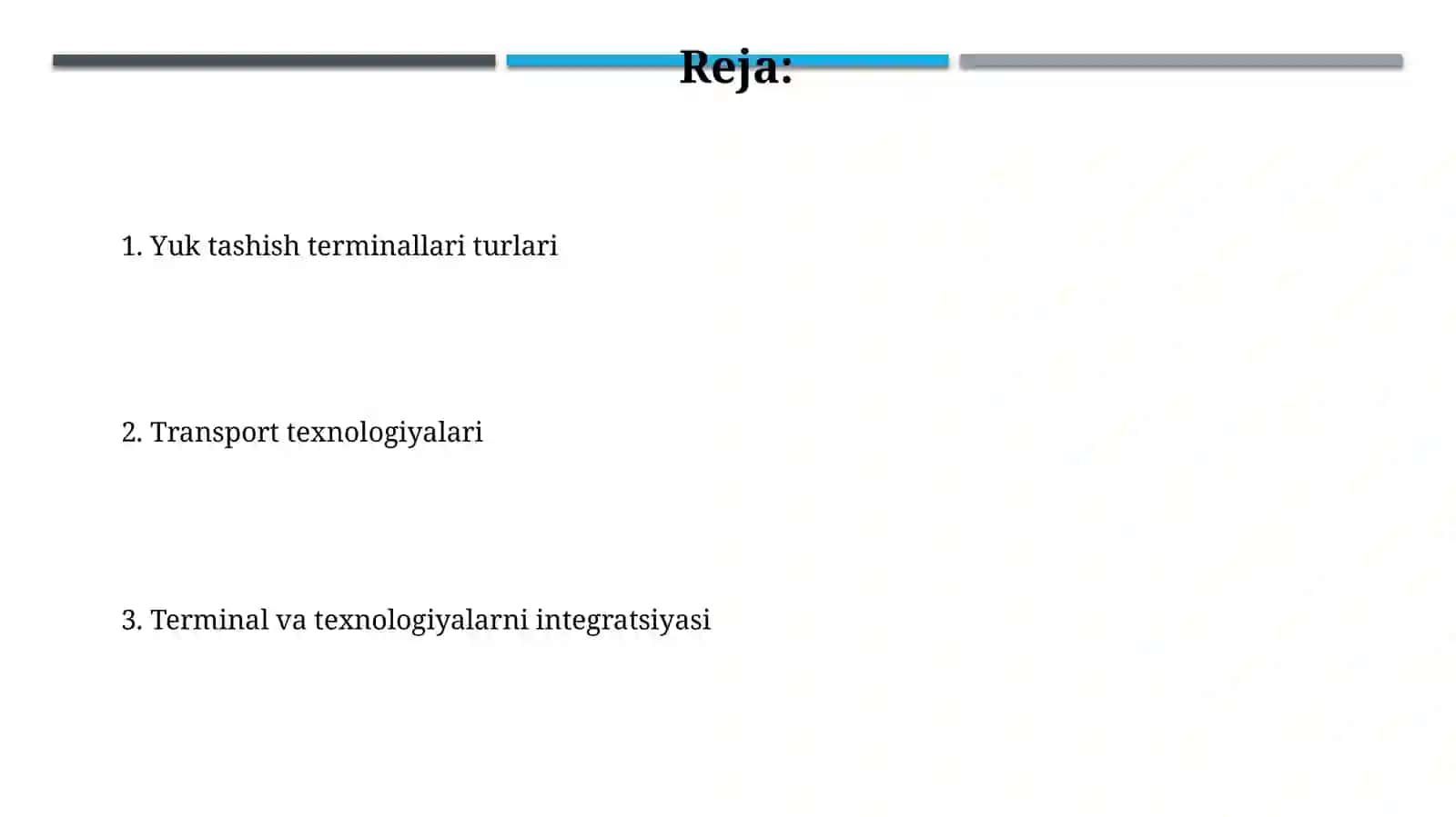 Daryo transporti bekatlarining turlari va tashish texnologiyasi 2