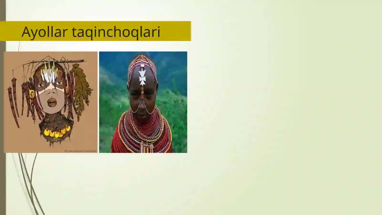 Etnologiya fanidan Markaziy va Janubiy Afrika xalqlari mavzusiga fotoalbom tayyorlash 2