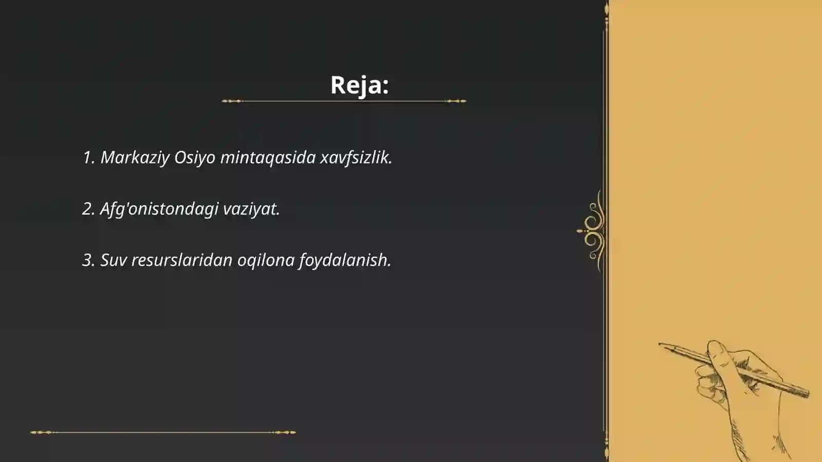 Markaziy Osiyo mintaqasida xavfsizlik 2
