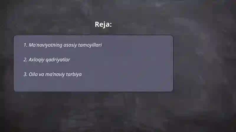 Ma'naviy-axloqiy tarbiya 2