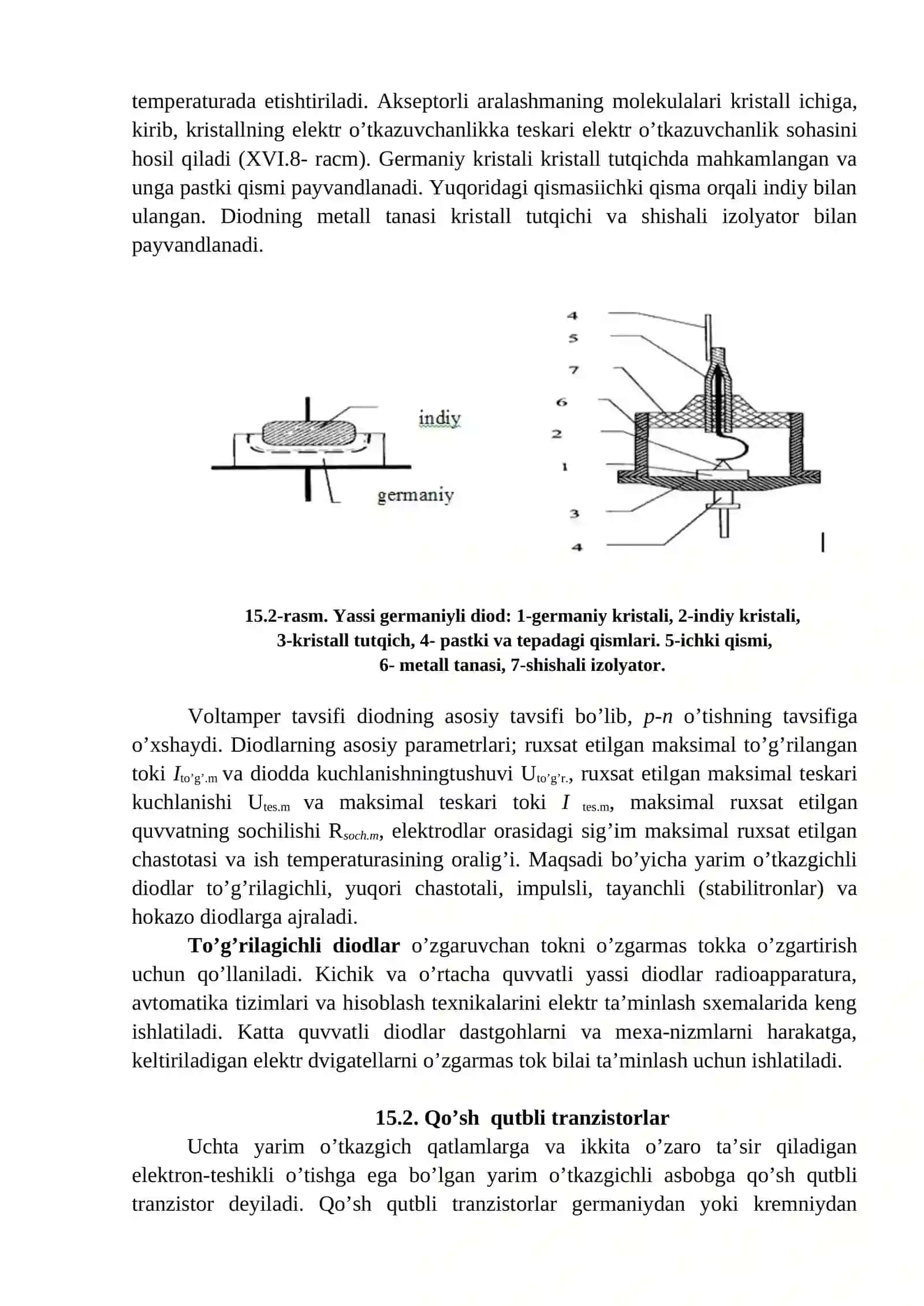 Yarim o’tkazgichli elektron qurilmalar 2
