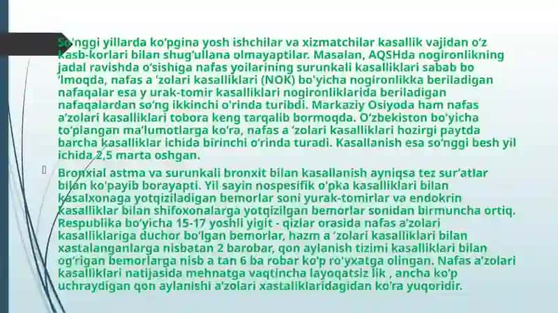 NAFAS OLISH SISTEMASI KASALLIKLARINI O’RGANISHNING ZAMONAVIY USULLLARI 2