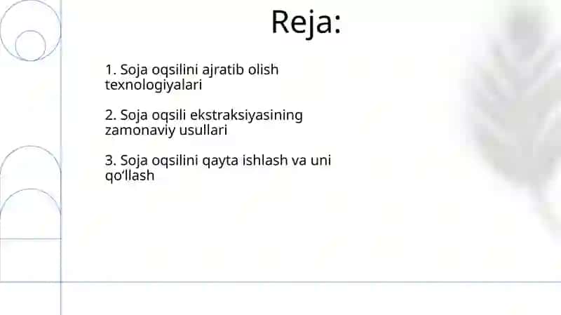 Soya oqsili olish texnologiyasi 2