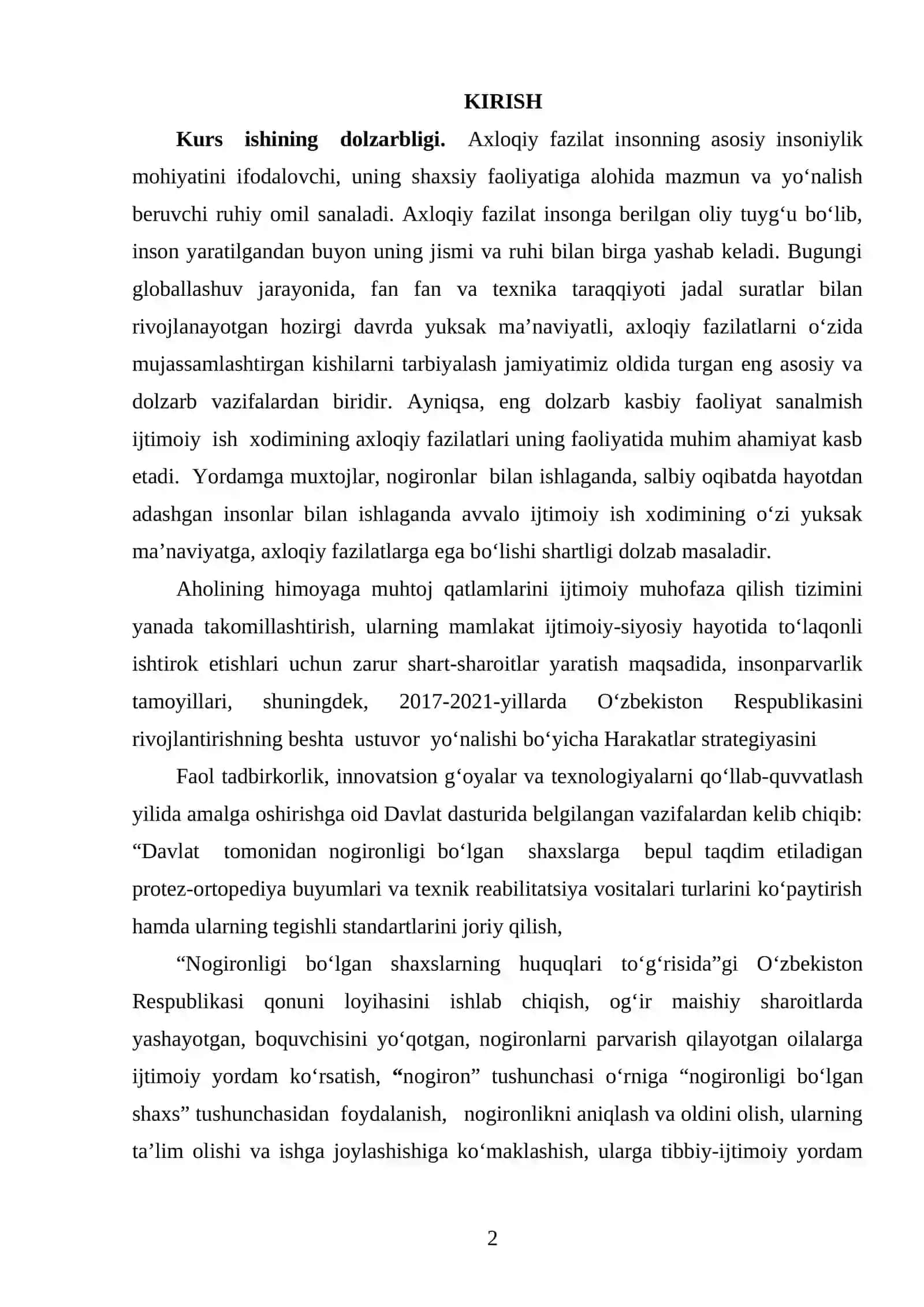 NOGIRON BOLALAR BILAN IJTIMOIY ISH OLIB BORISHNING MA’NAVIY AXLOQIY ASOSI 2