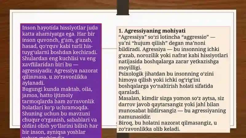 Agressiyava Zo'ravonlik 2