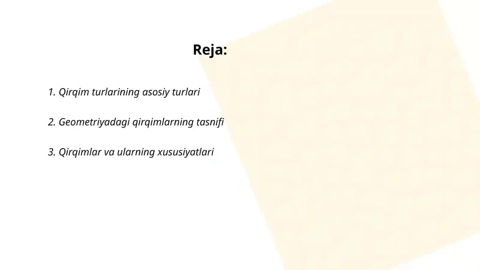 Qirqim turlari 2