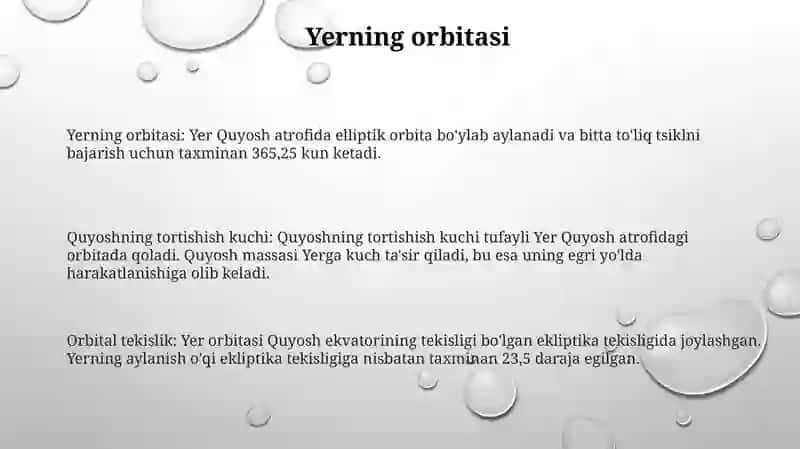 Yer Sharining Harakati 2