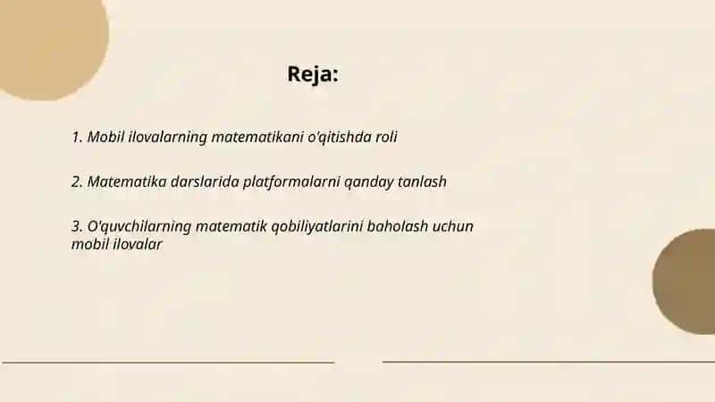 Matematikani oʻqitishda mobil ilovalar va oʻquv platformalarini integratsiya qilish 2