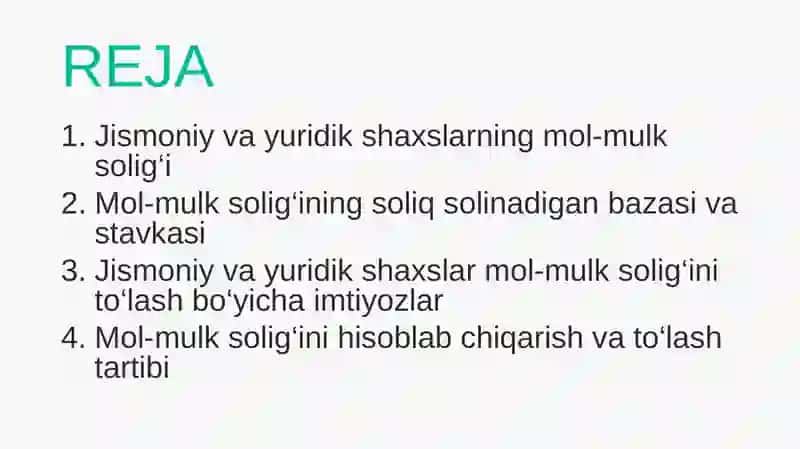 Jismoniy hamda yuridik shaxslarning mol-mulk soli'gi 2