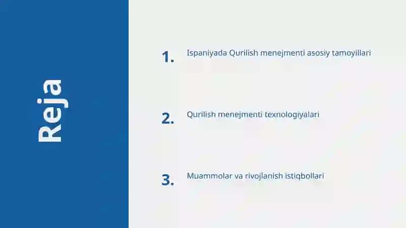 Ispaniyada Qurilish Menejmenti 2