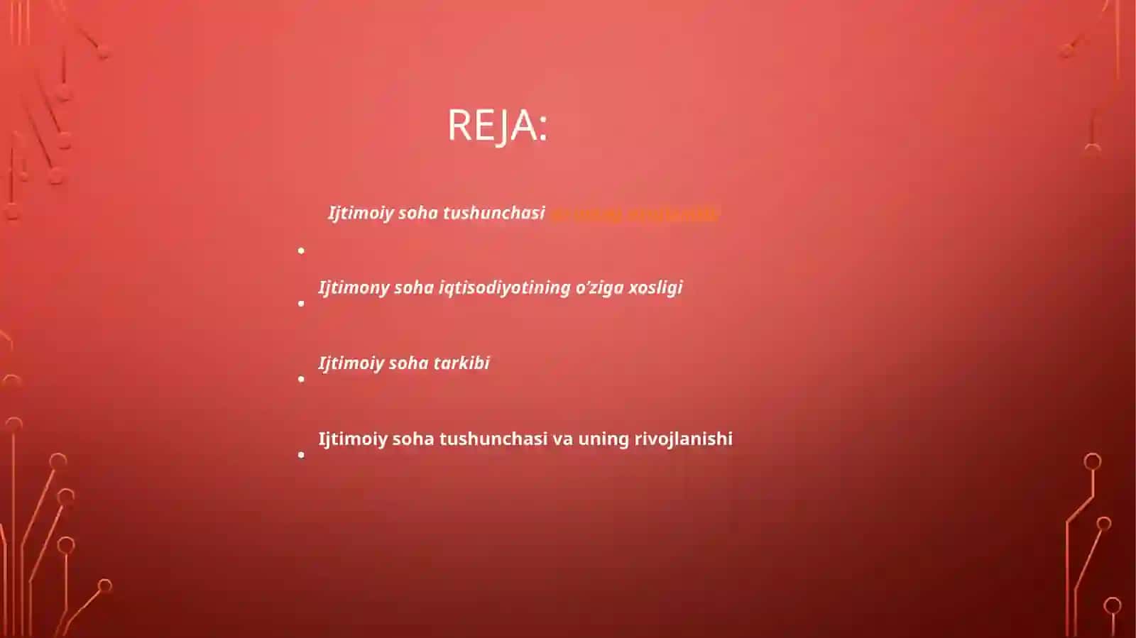 Ijtimoiy soha tushunchasi va uning rivojlanishi 2