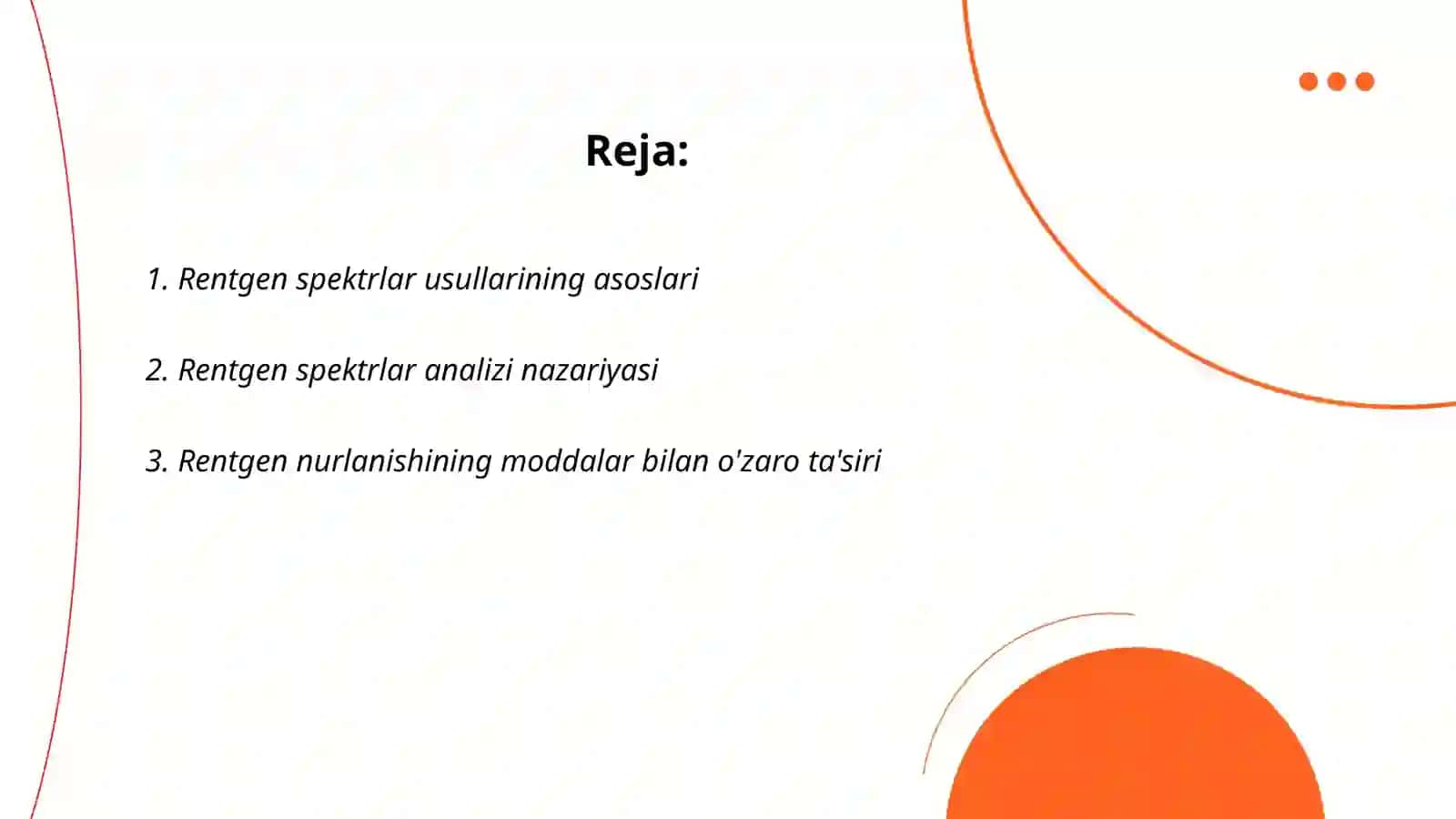 Rentgen spektrlar usullar 2