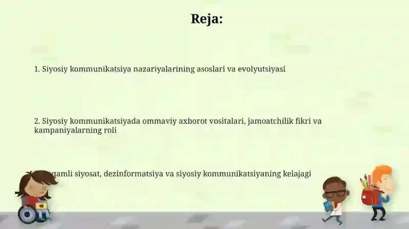 Siyosiy kommunikatsiya nazariyalari 2