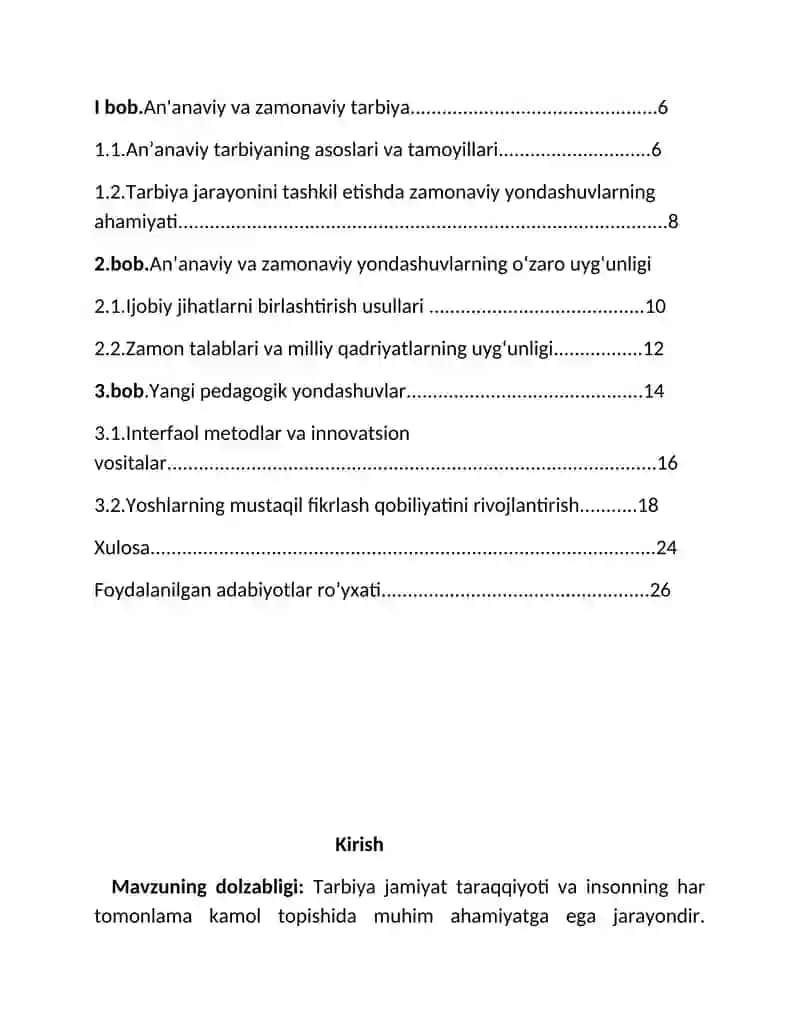 Tarbiya masalasiga an’anaviy va zamonaviy yondashuvlar 2