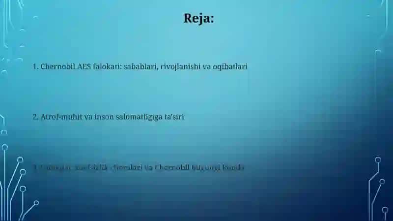 Chernobil AES falokati: sabablari, rivojlanishi va oqibatlari 2