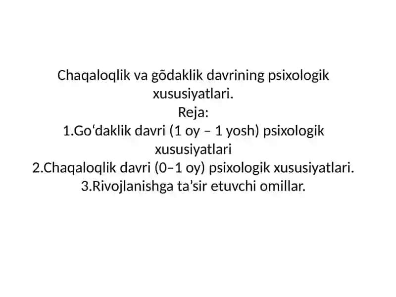 Rivojlanish psixologiyasi va differensal psixologiya 2