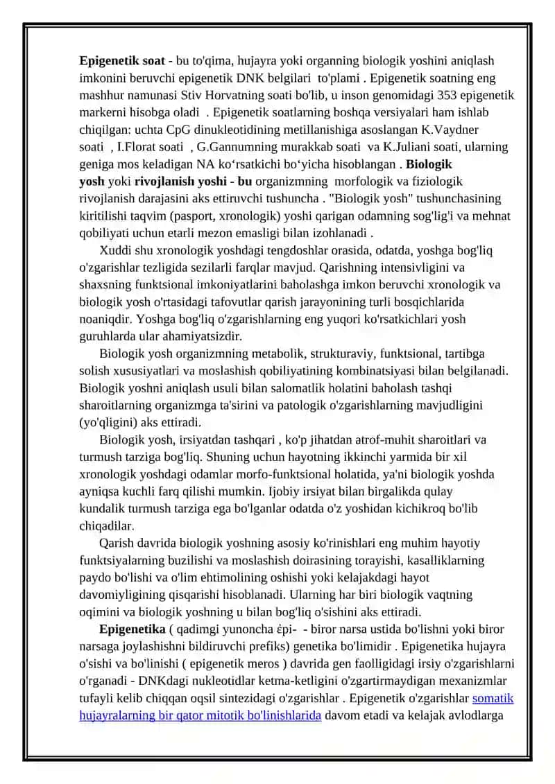 Epigenetik soat 2