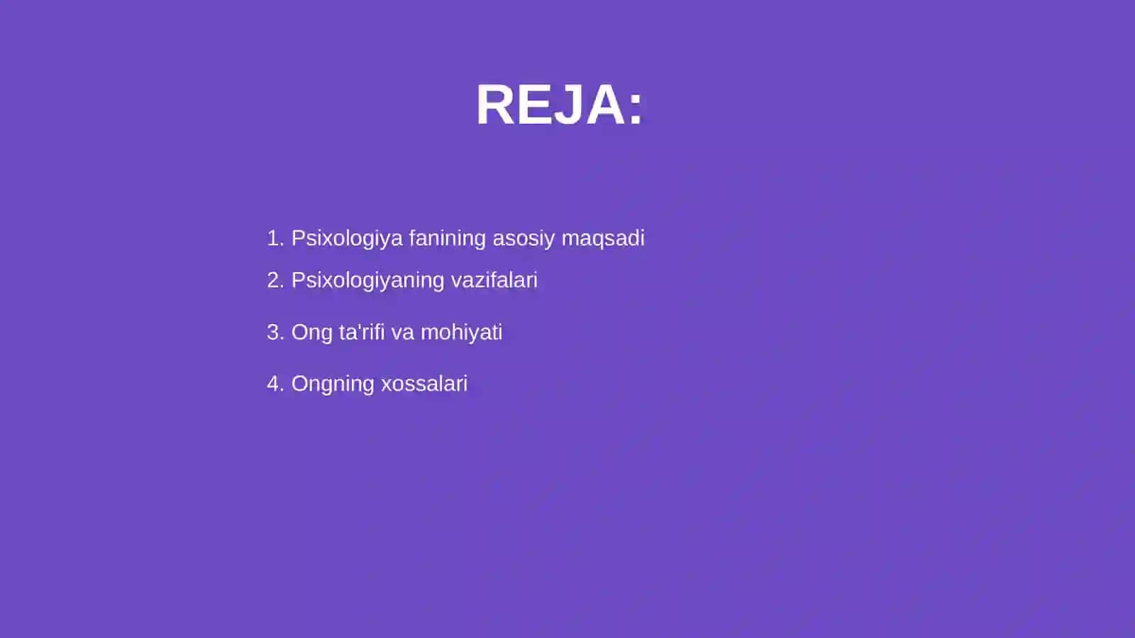 Psixologiya fanining maqsad va vazifalari 2