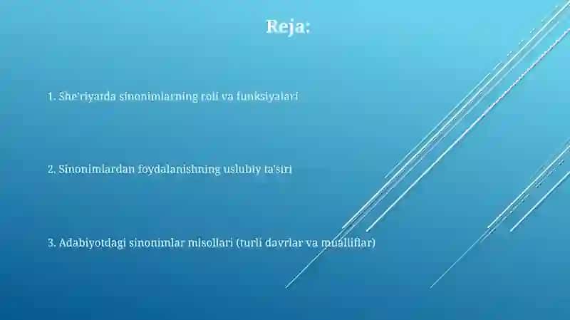 Lug'aviy sinonimlar 2