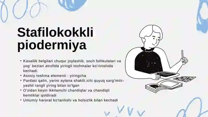 Stafilodermiyalar mavzusida prezintatsiya 2