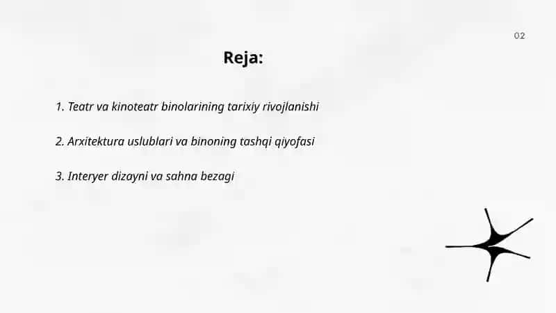 Teatr va kinnoteatr binolari 2
