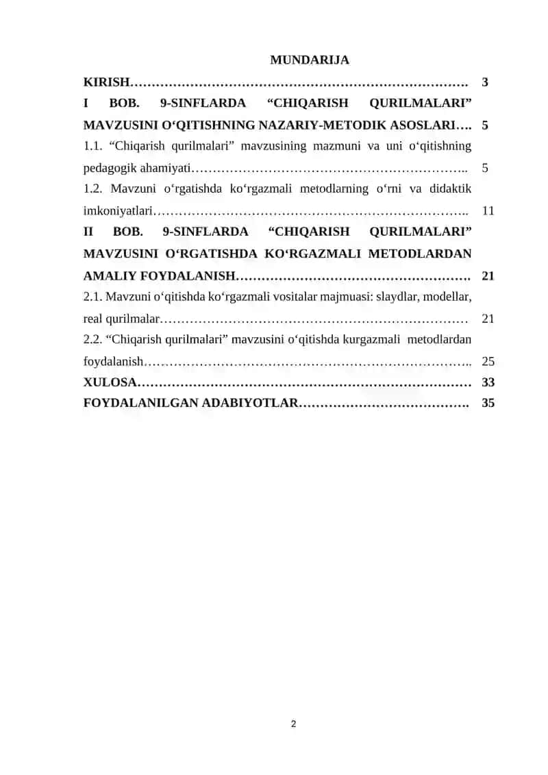 Chiqarish qurilmalarini mavzusini oʻrgatishda koʻrgazmali metodlardan foydalanish 2