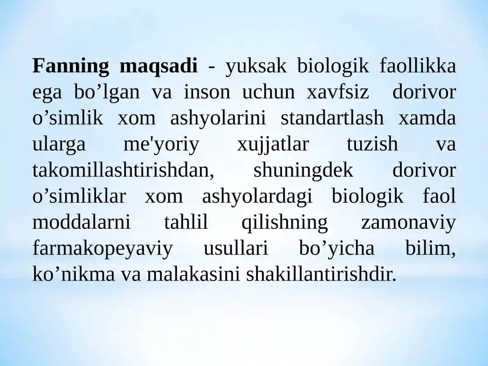 Standartlashtirishning maqsad va vazifalari 2