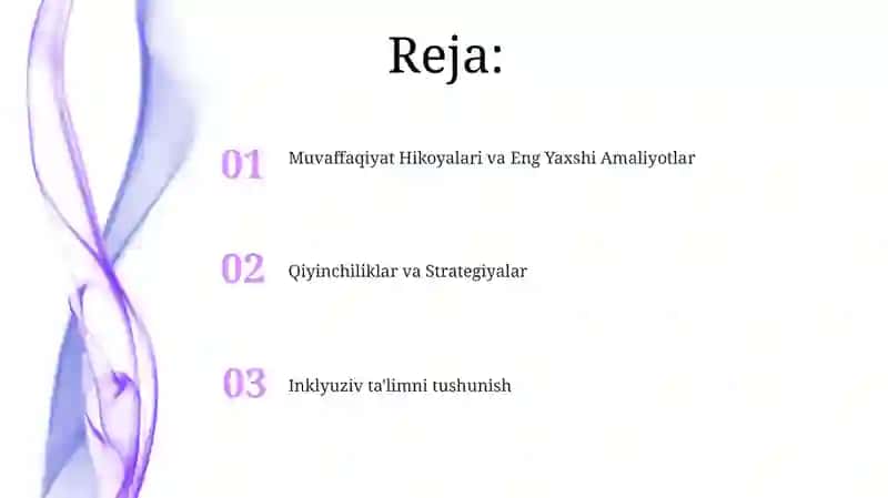 O'lchovli Inklyuziv Muvaffaqiyat 2