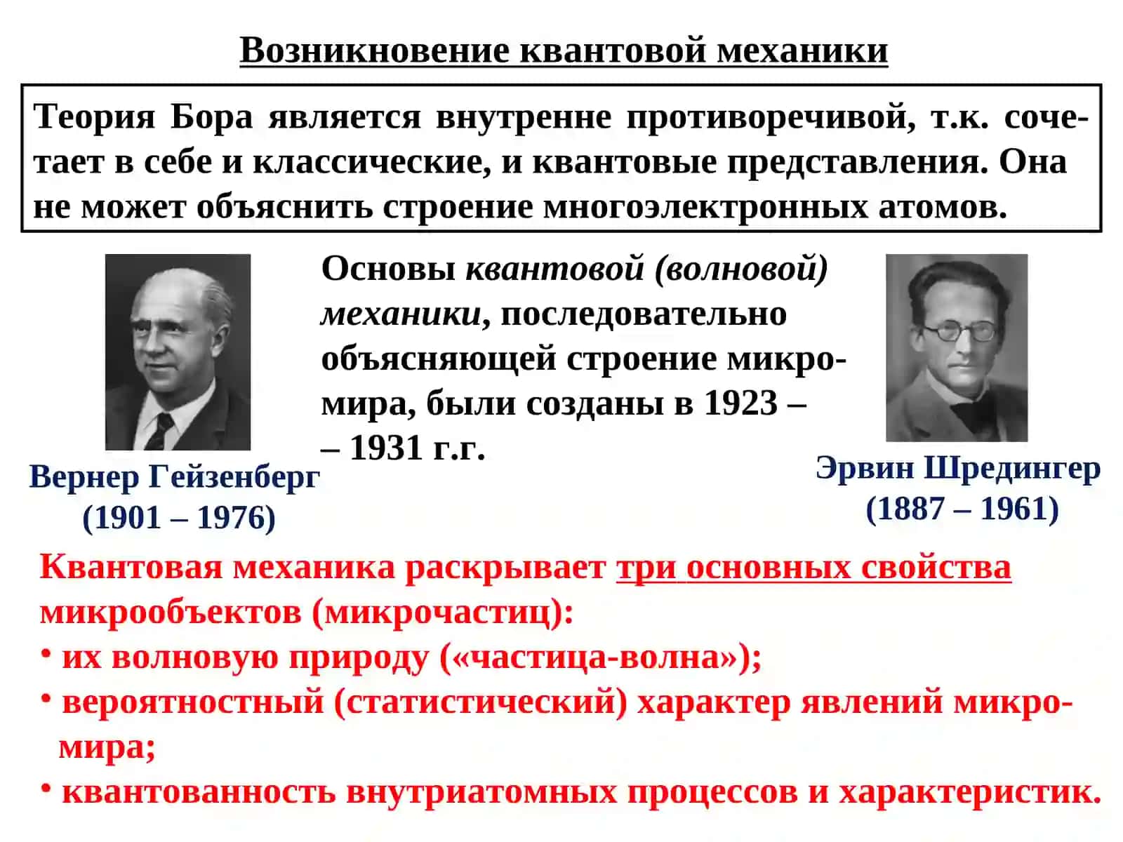 Возникновение квантовой механики 2