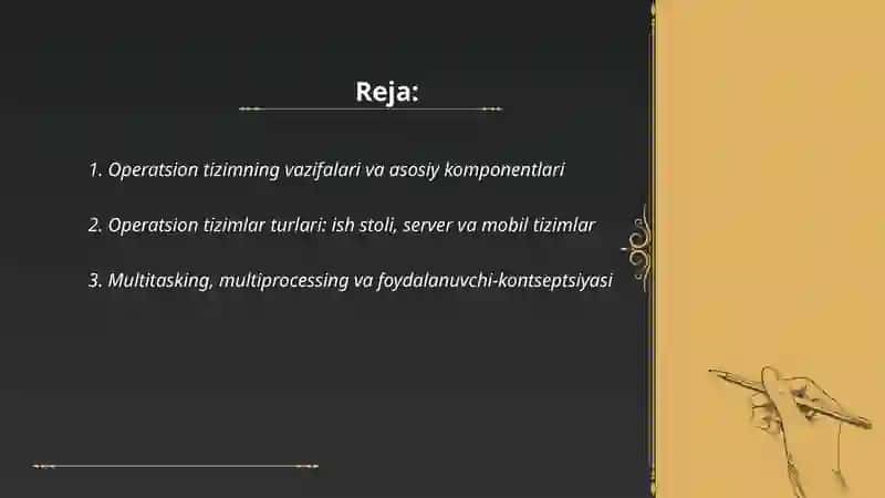 Operatsion tizimlar va ularning turlari 2
