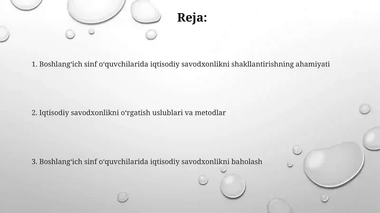 Iqtisodiy savodxonlikni shakllantirish 2