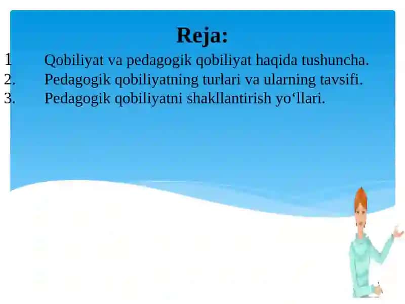 O‘QITUVCHI FАОLIYATIDА PЕDАGОGIK QОBILIYAT 2