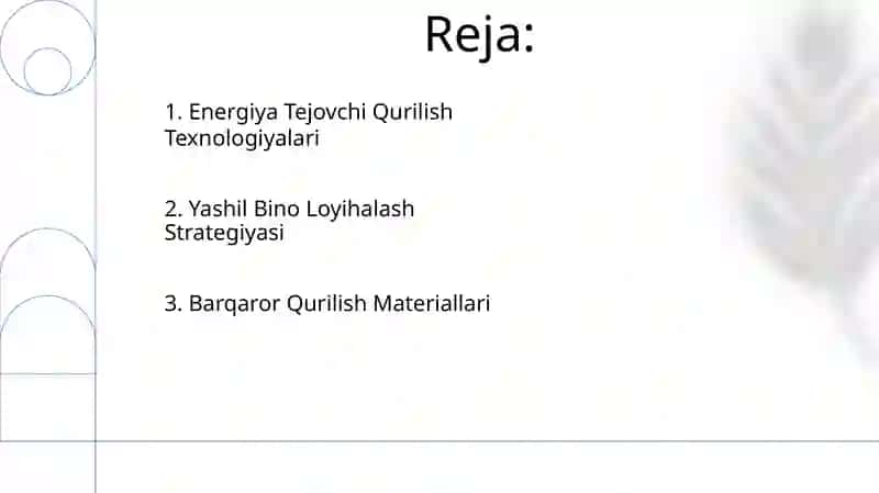 Energiya Tejovchi Qurilish Texnologiyalari 2