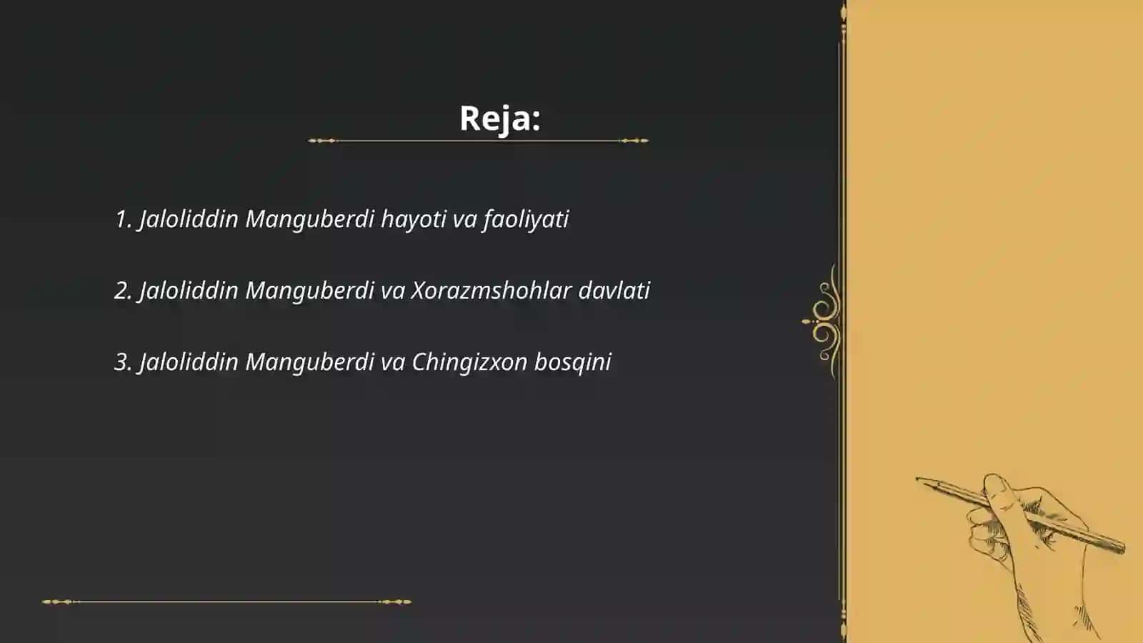 Jaloliddin Manguberdi - vatan ximoyachisi 2