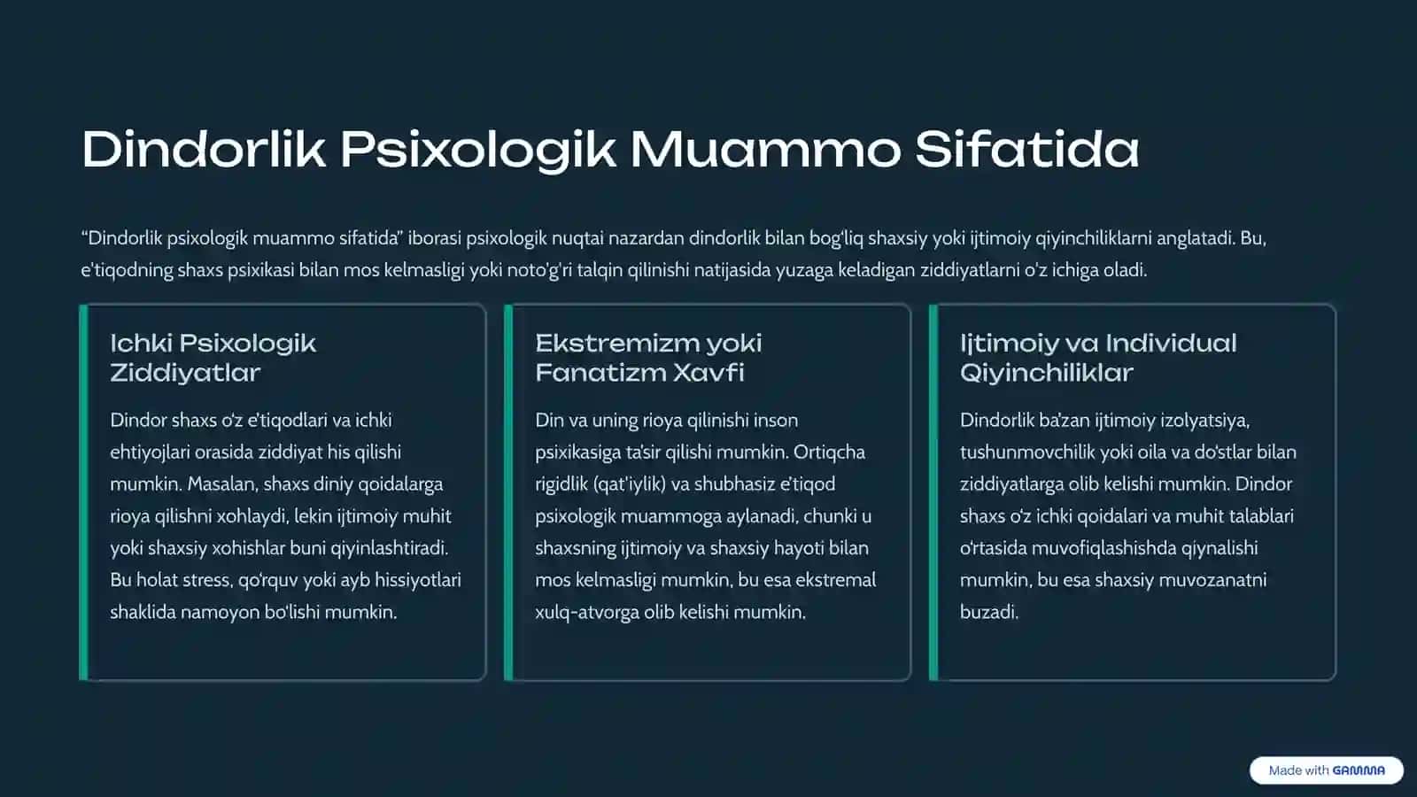 Dindorlik Psixologiyasi: E'tiqodning Ichki Olamga Ta'siri 2