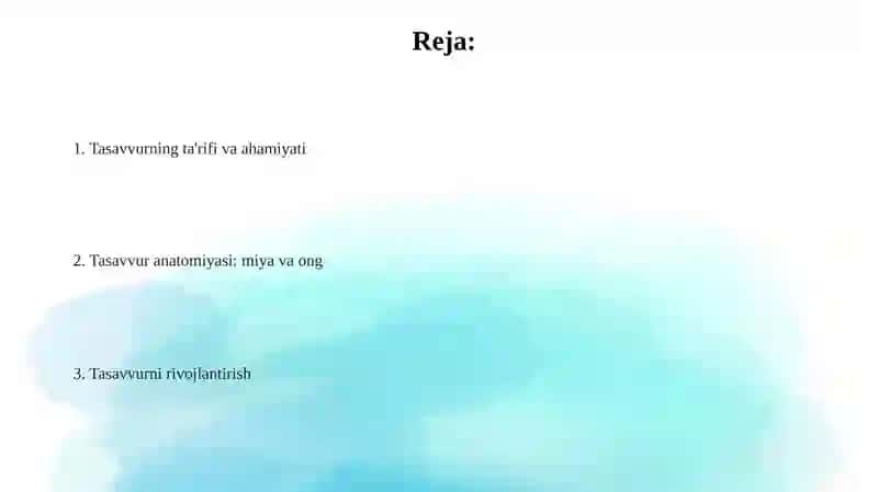 Tasavvur anatomiyasi 2