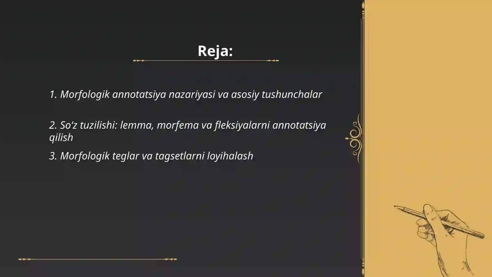 Morfologik annotatsiya va uning amaliy qoʻllanilishi 2
