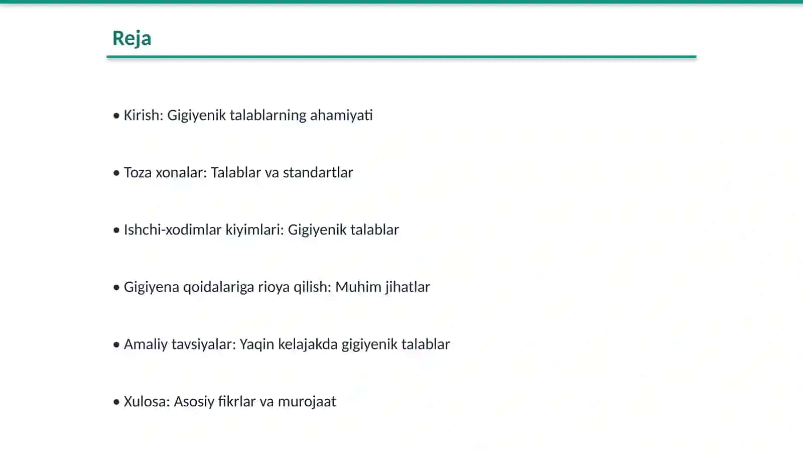 Kimyo-farmatsevtika korxonalarida gigiyenik talablar 2