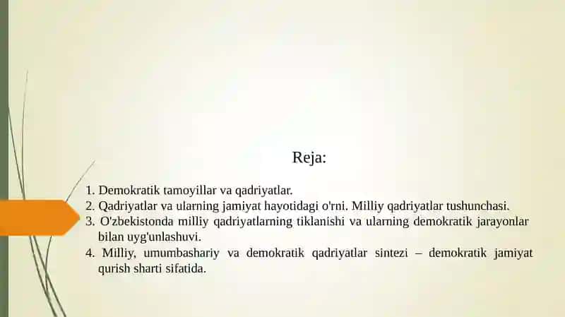 O‘zbekistonda siyosiy islohotlar. Milliy davlat boshqaruv tizimining yaratilishi. 2