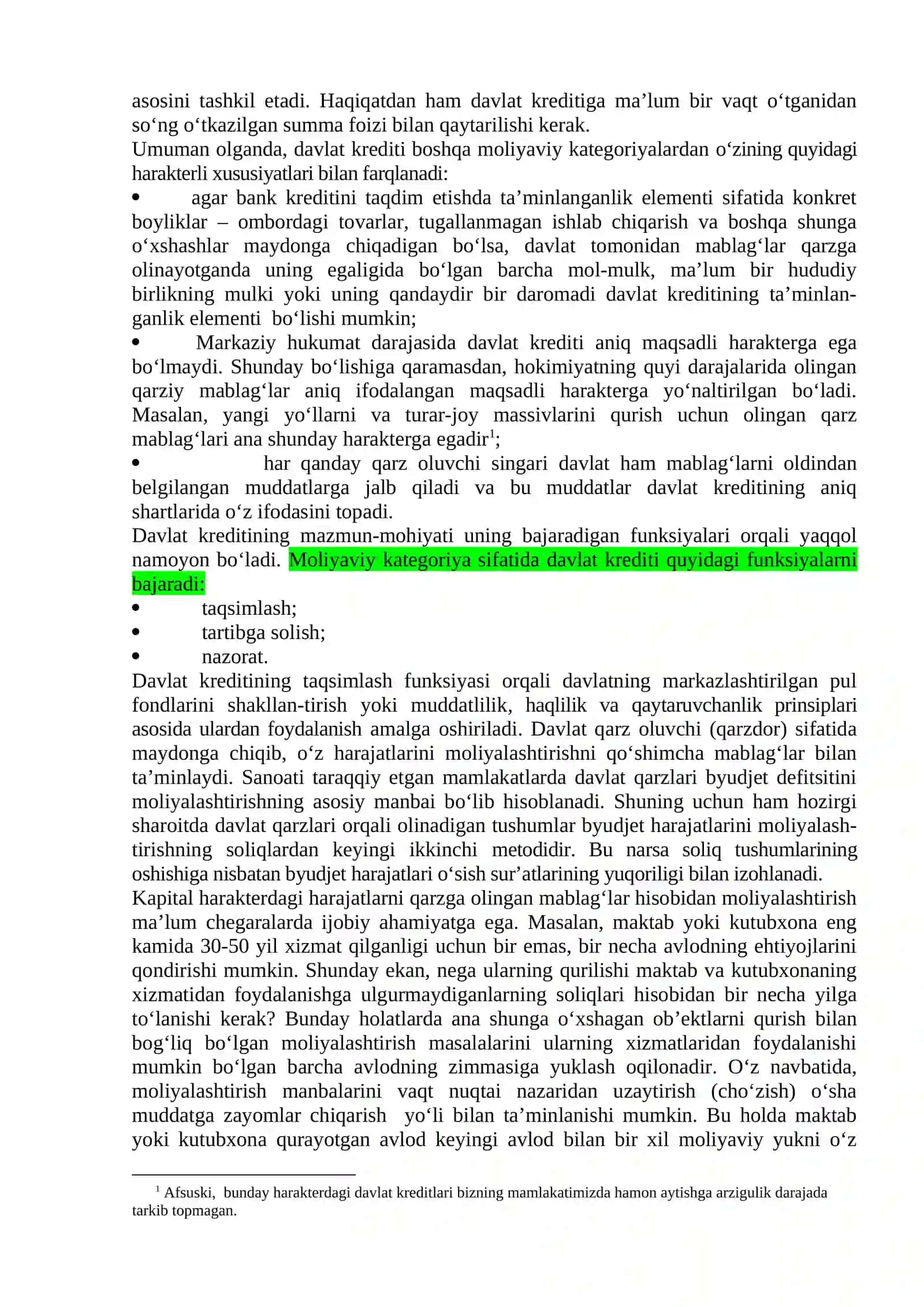 Davlat krediti 2