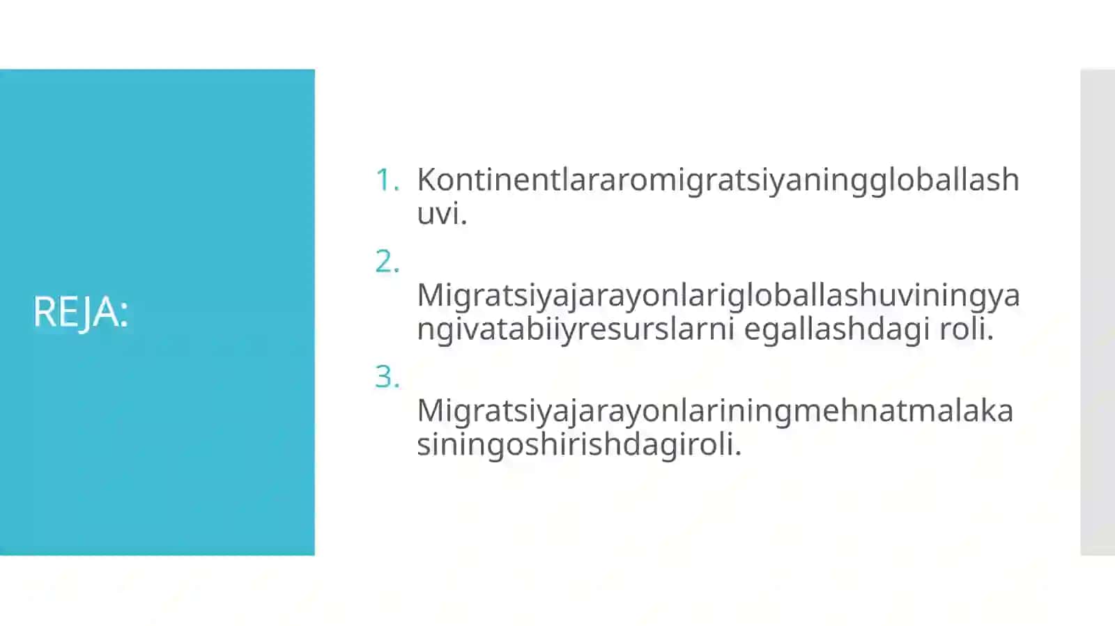 GLOBALLASHUV SHAROITIDA ISHCHI KUCHI MIGRATSIYASI 2