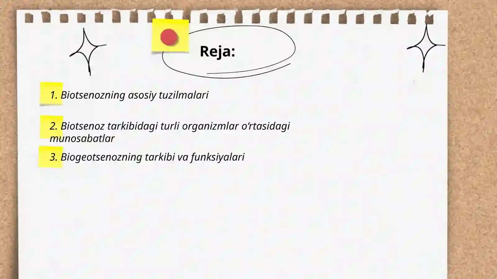 Biotsenoz, biogeotsenoz va ekotizimlarning tuzilmalari va xususiyatlari 2