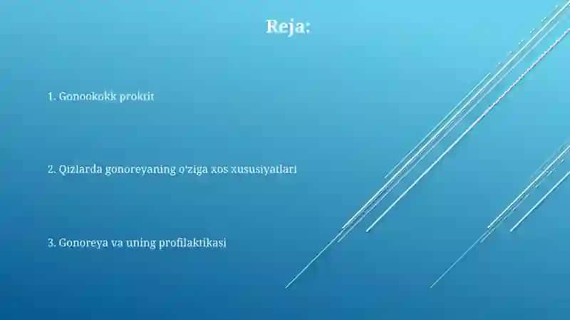 Qiz bolalar soʻzagi. Gonoblinoreya va uning pirofilaktikasi gonokokkli proktik 2