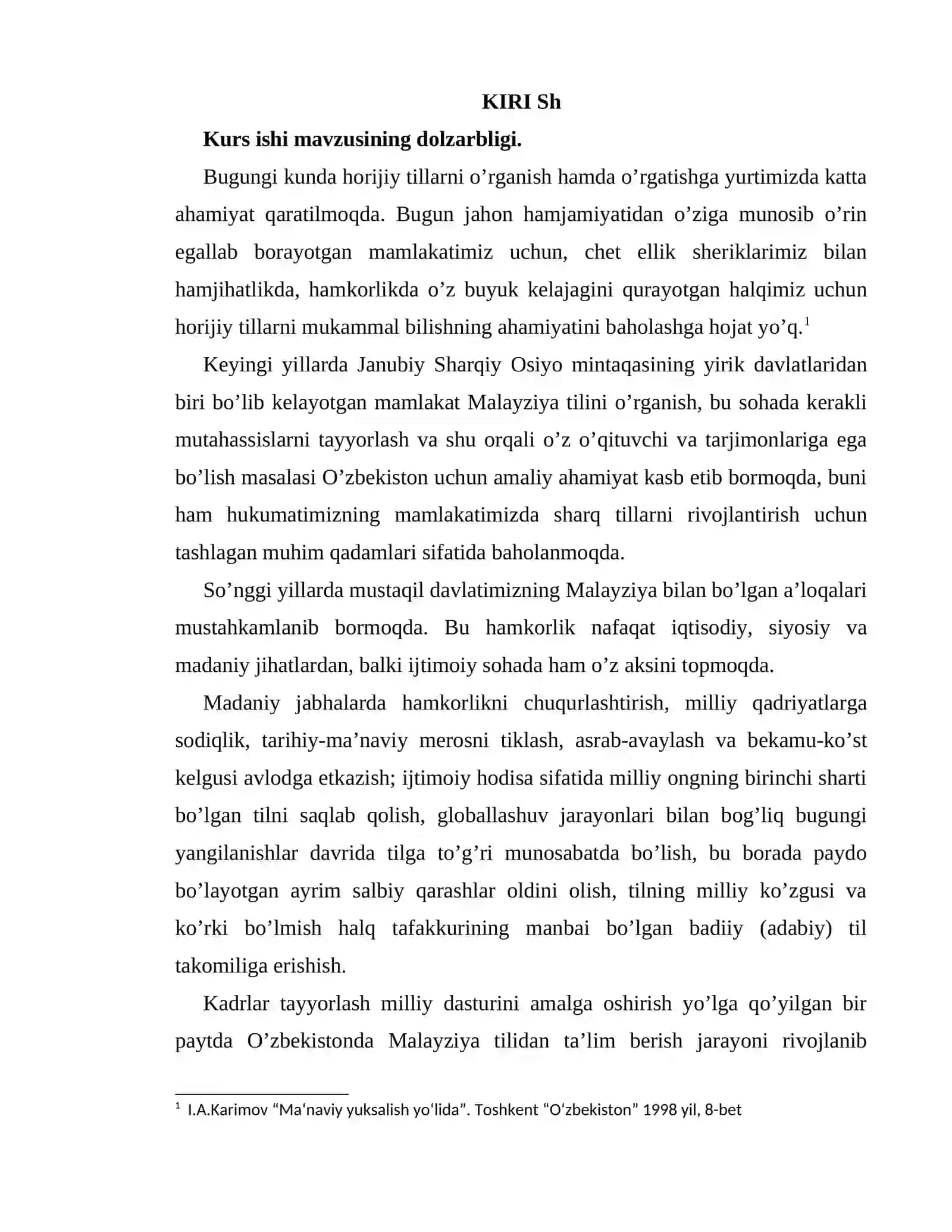 Malay tilida reduplikatsiya 2