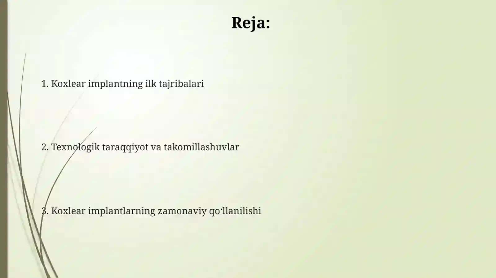 Koxlear implantantning yaratilish tarixi 2