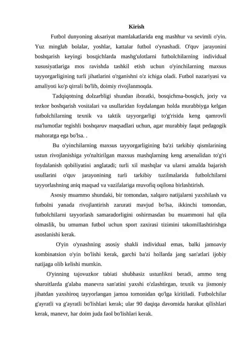 Futbolchilarda tezkor-kuch sifatlarini tarbiyalash 2